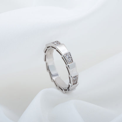 [⭐Clover Jewelry]SERPENTI RING SILVER  3MM