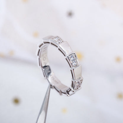[⭐Clover Jewelry]SERPENTI RING SILVER  3MM