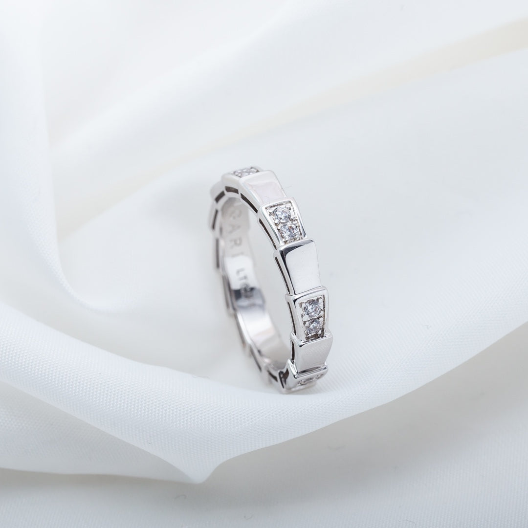 [⭐Clover Jewelry]SERPENTI RING SILVER  3MM