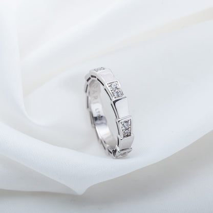 [⭐Clover Jewelry]SERPENTI RING SILVER  3MM