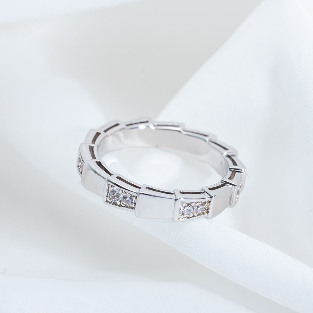 [⭐Clover Jewelry]SERPENTI RING SILVER  3MM