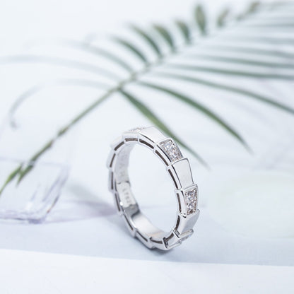 [⭐Clover Jewelry]SERPENTI RING SILVER  3MM