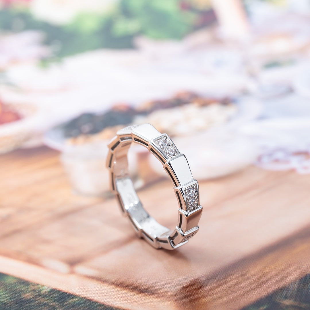 [⭐Clover Jewelry]SERPENTI RING SILVER  3MM
