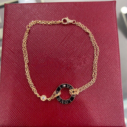 [⭐Clover Jewelry]LOVE BRACELET 2 DIAMOND