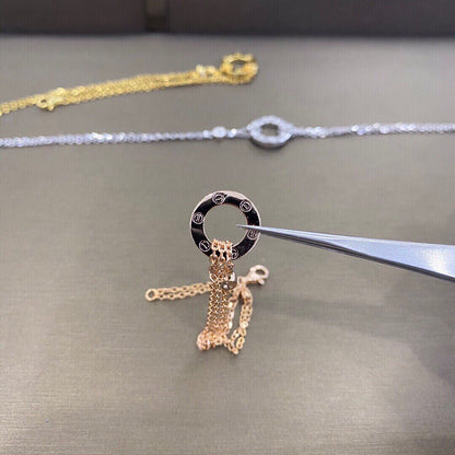 [⭐Clover Jewelry]LOVE BRACELET 2 DIAMOND