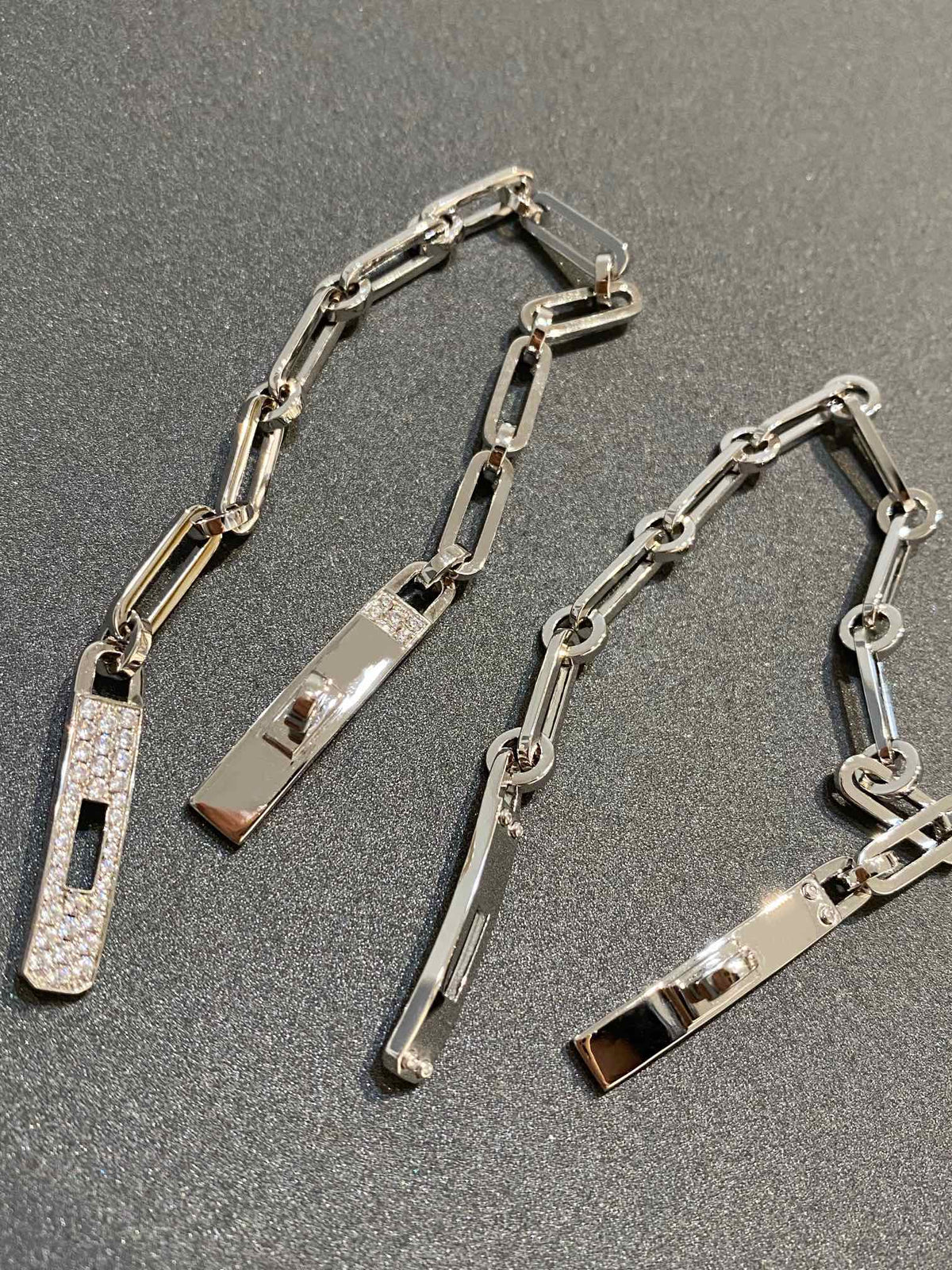 [⭐Clover Jewelry]CHAINE BRACELET SMALL MODEL DIAMOND
