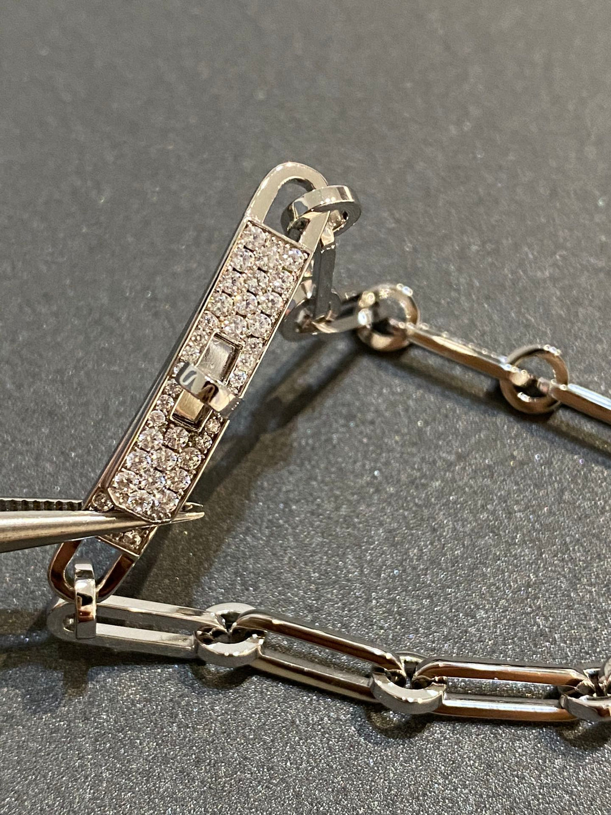 [⭐Clover Jewelry]CHAINE BRACELET SMALL MODEL DIAMOND