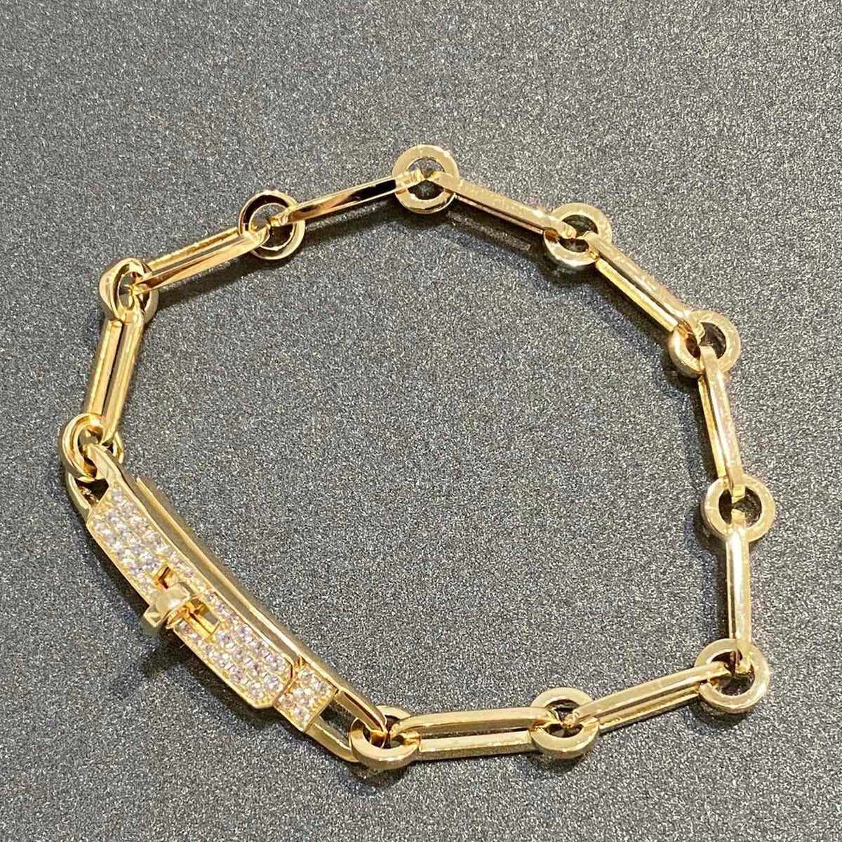 [⭐Clover Jewelry]CHAINE BRACELET SMALL MODEL DIAMOND