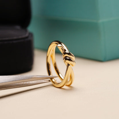 [Clover Jewelry]KNOT RING GOLD
