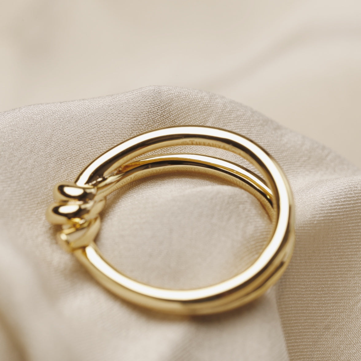 [Clover Jewelry]KNOT RING GOLD