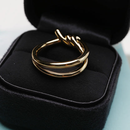 [Clover Jewelry]KNOT RING GOLD