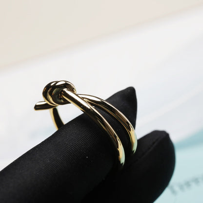 [Clover Jewelry]KNOT RING GOLD