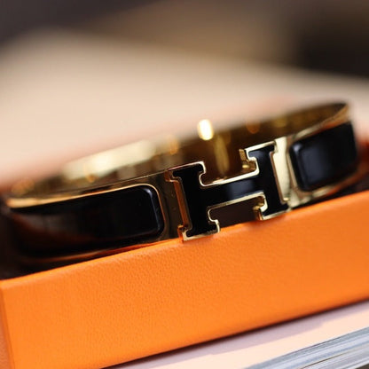 [⭐Clover Jewelry]H BRACELET 12MM GOLD