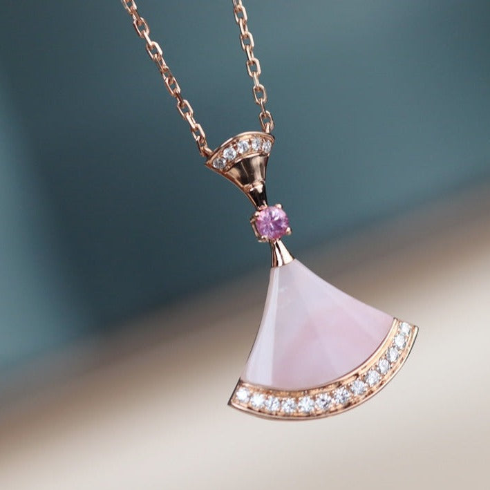[⭐Clover Jewelry]DREAM NECKLACE PINK MOP DIAMOND