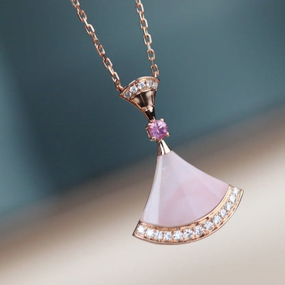 [⭐Clover Jewelry]DREAM NECKLACE PINK MOP DIAMOND
