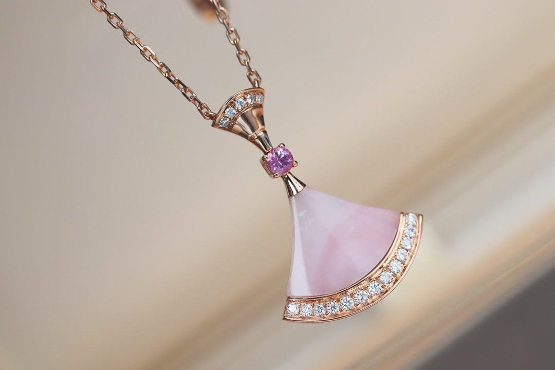 [⭐Clover Jewelry]DREAM NECKLACE PINK MOP DIAMOND