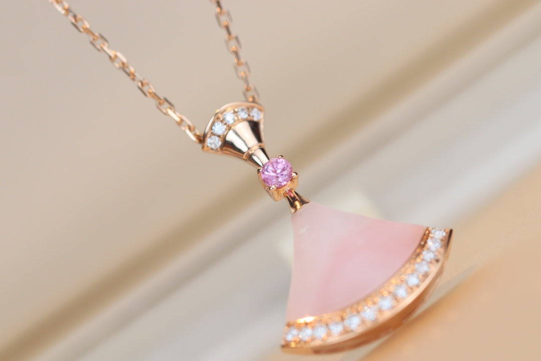 [⭐Clover Jewelry]DREAM NECKLACE PINK MOP DIAMOND