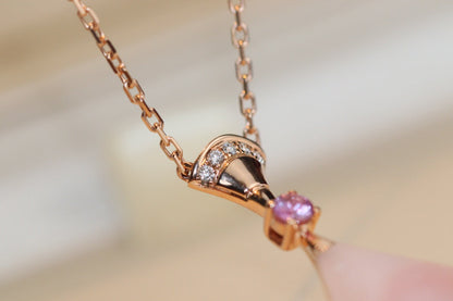 [⭐Clover Jewelry]DREAM NECKLACE PINK MOP DIAMOND