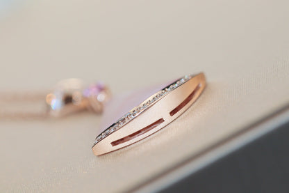[⭐Clover Jewelry]DREAM NECKLACE PINK MOP DIAMOND