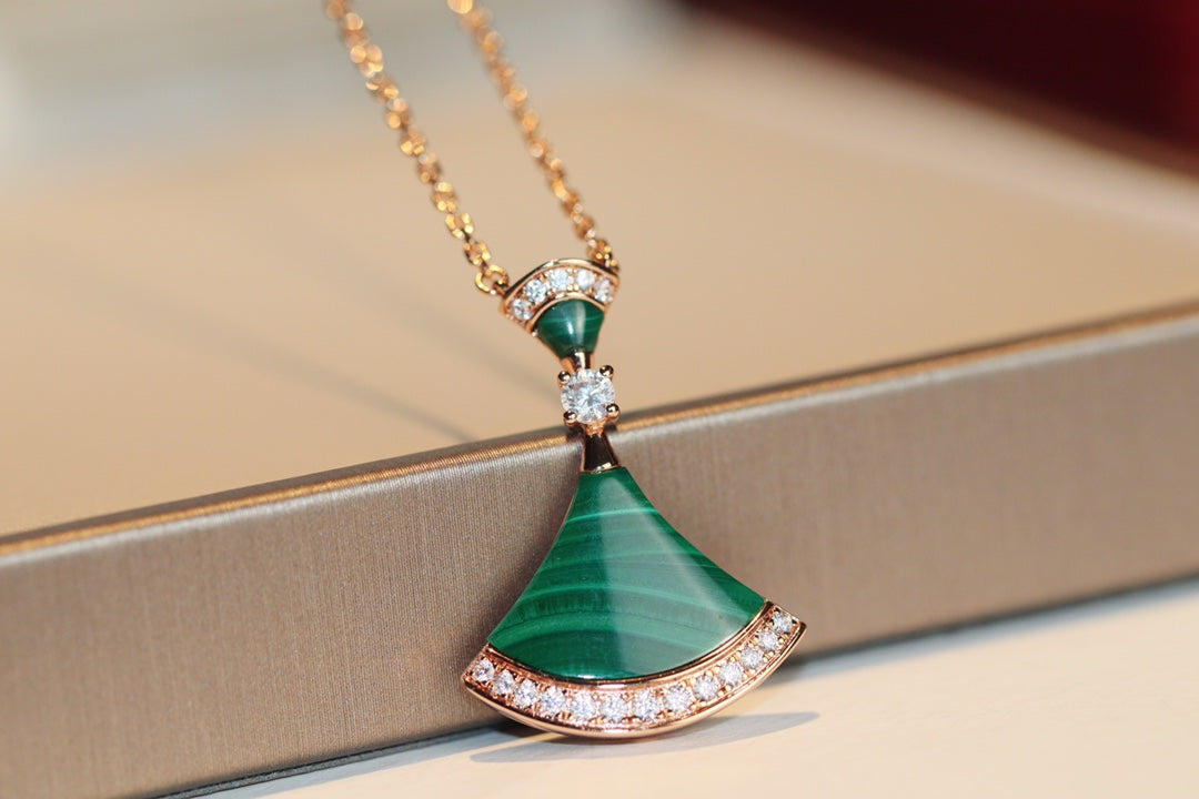 [⭐Clover Jewelry]DREAM NECKLACE MALACHITE DIAMOND