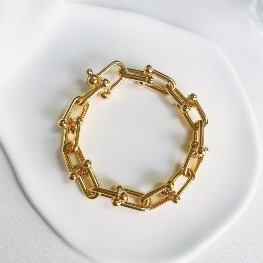 [Clover Jewelry]HARDWEAR GOLD BRACELET