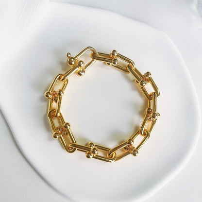 [Clover Jewelry]HARDWEAR GOLD BRACELET