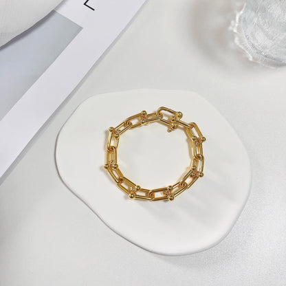 [Clover Jewelry]HARDWEAR GOLD BRACELET