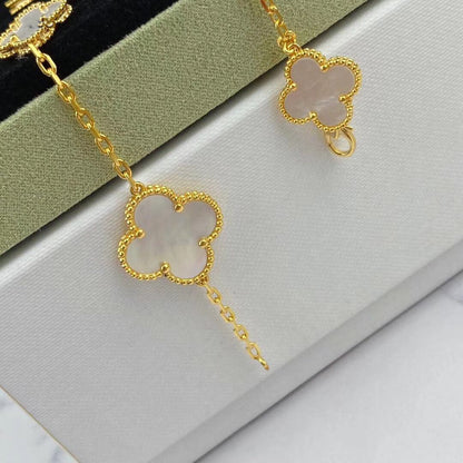 [⭐Clover Jewelry]MAGIC CLOVER MOP GOLD BRACELET 5 MOTIFS