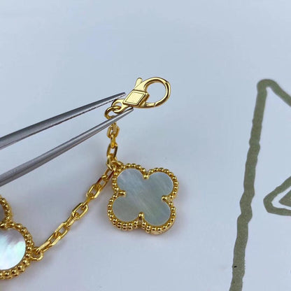 [⭐Clover Jewelry]MAGIC CLOVER MOP GOLD BRACELET 5 MOTIFS