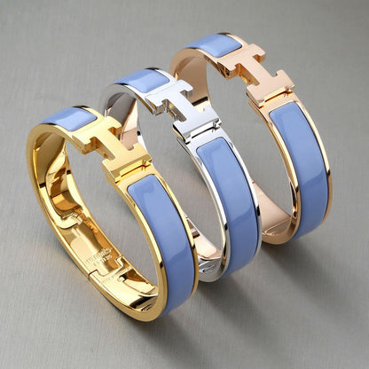 [⭐Clover Jewelry]H BRACELET ROMANTIC BLUE 12MM