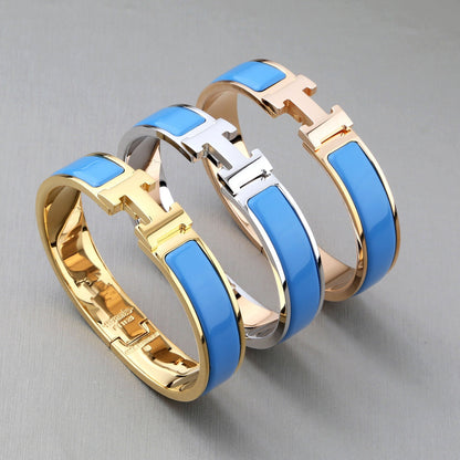 [⭐Clover Jewelry]H BRACELET TURQUOISE 12MM