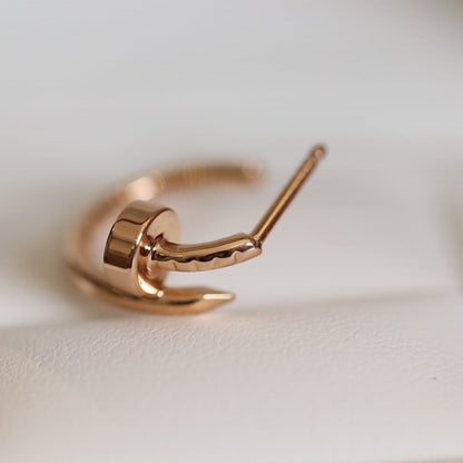 [⭐Clover Jewelry]JUSTE EARRINGS PINK GOLD