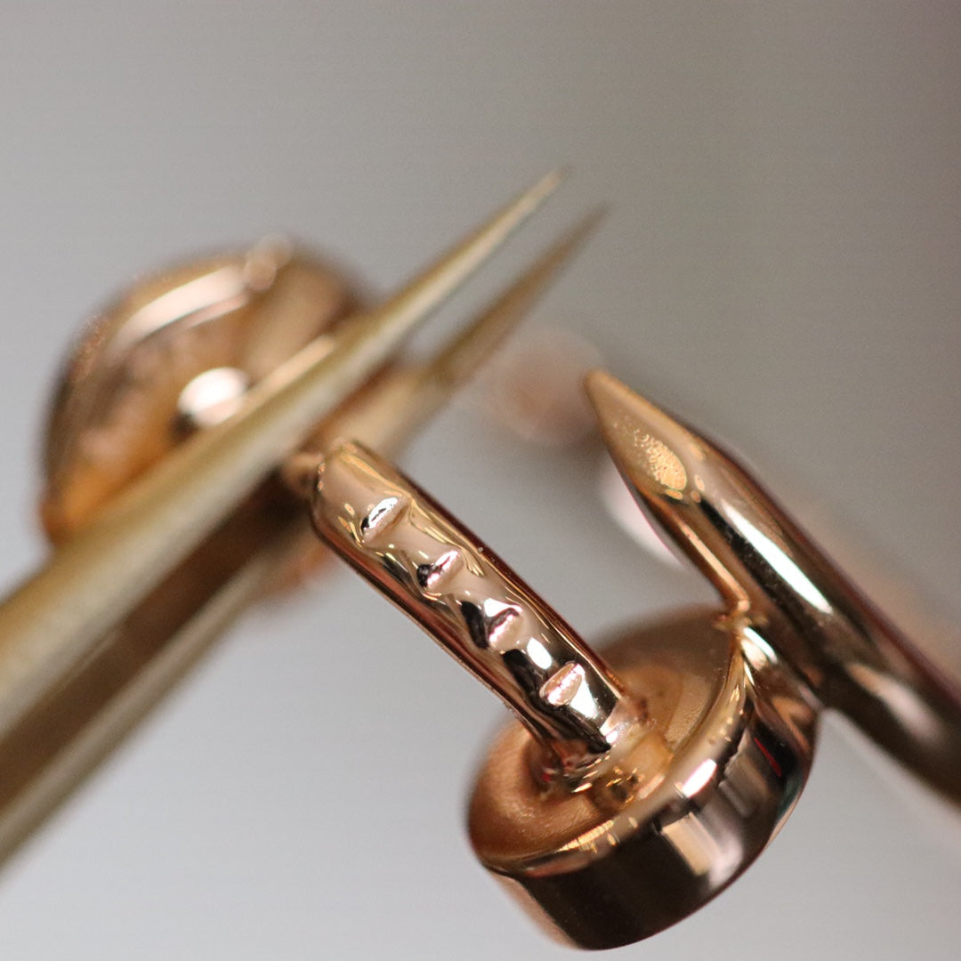 [⭐Clover Jewelry]JUSTE EARRINGS PINK GOLD