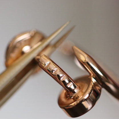 [⭐Clover Jewelry]JUSTE EARRINGS PINK GOLD
