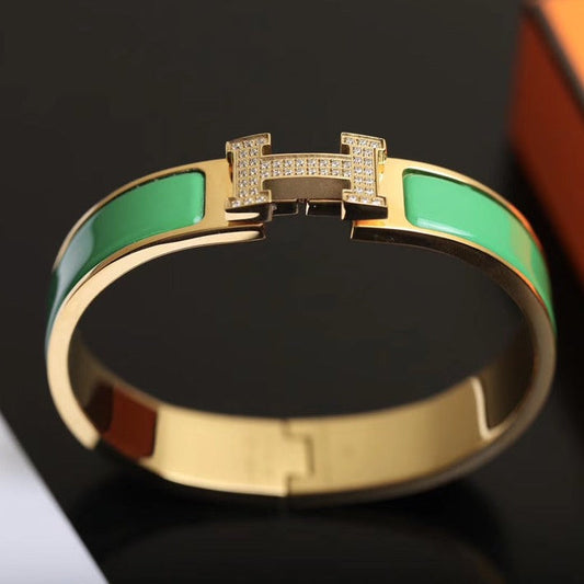 [⭐Clover Jewelry]H BRACELET GOLD DIAMOND