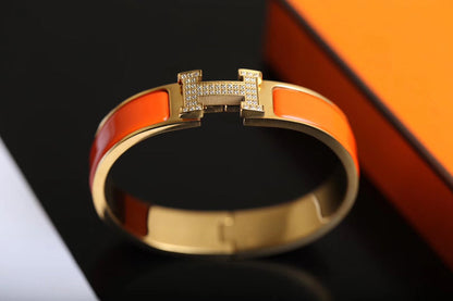 [⭐Clover Jewelry]H BRACELET GOLD DIAMOND