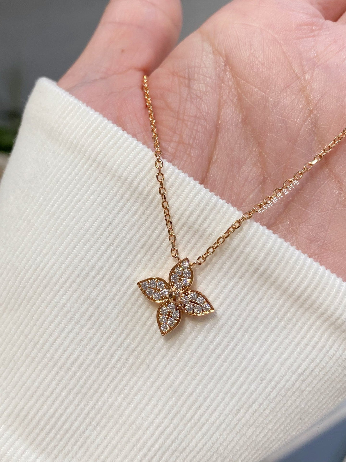 [⭐Clover Jewelry]STAR DIAMOND NECKALCE