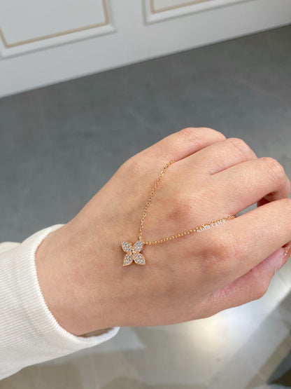 [⭐Clover Jewelry]STAR DIAMOND NECKALCE