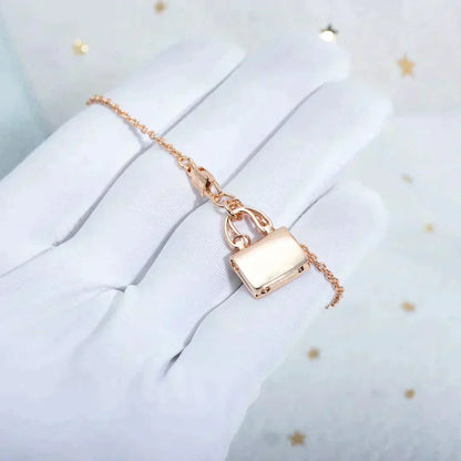 [⭐Clover Jewelry]AMULETTE PEDANT ROSE GOLD NECKLACE