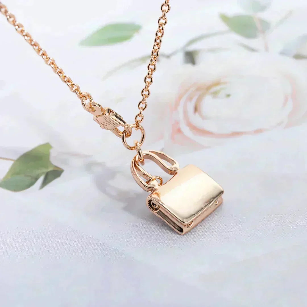 [⭐Clover Jewelry]AMULETTE PEDANT ROSE GOLD NECKLACE