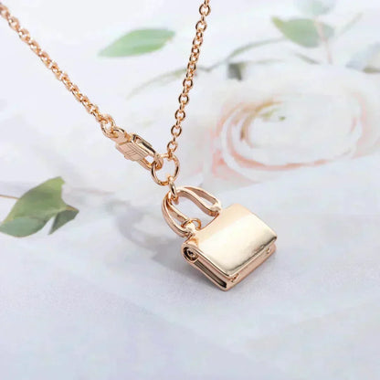 [⭐Clover Jewelry]AMULETTE PEDANT ROSE GOLD NECKLACE