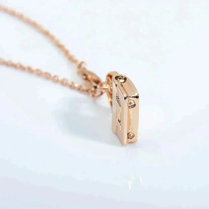 [⭐Clover Jewelry]AMULETTE PEDANT ROSE GOLD NECKLACE