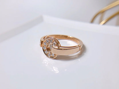 [⭐Clover Jewelry]DREAM RING DIAMOND PINK GOLD