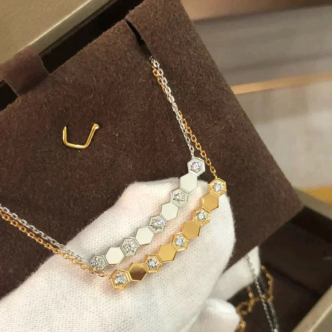 [⭐Clover Jewelry]BEE LOVE NECKLACE DIAMOND