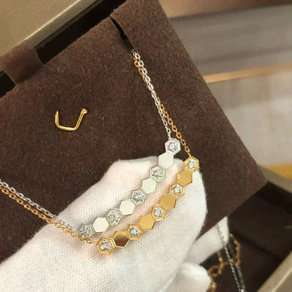 [⭐Clover Jewelry]BEE LOVE NECKLACE DIAMOND