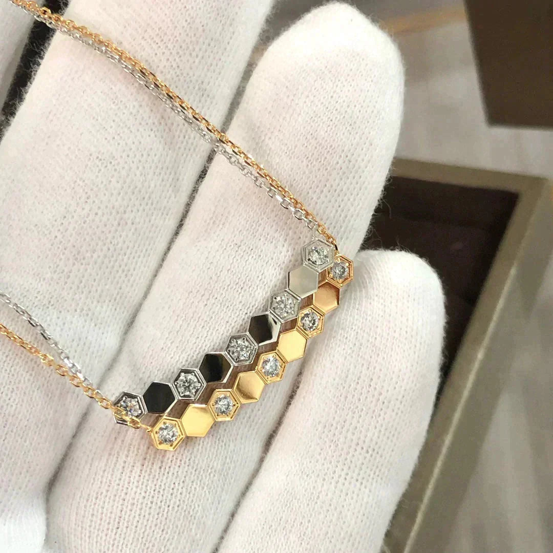 [⭐Clover Jewelry]BEE LOVE NECKLACE DIAMOND