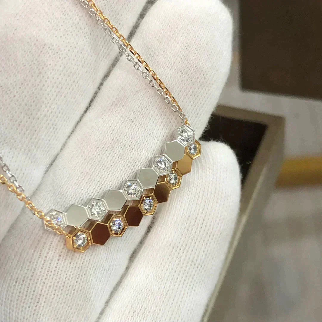 [⭐Clover Jewelry]BEE LOVE NECKLACE DIAMOND