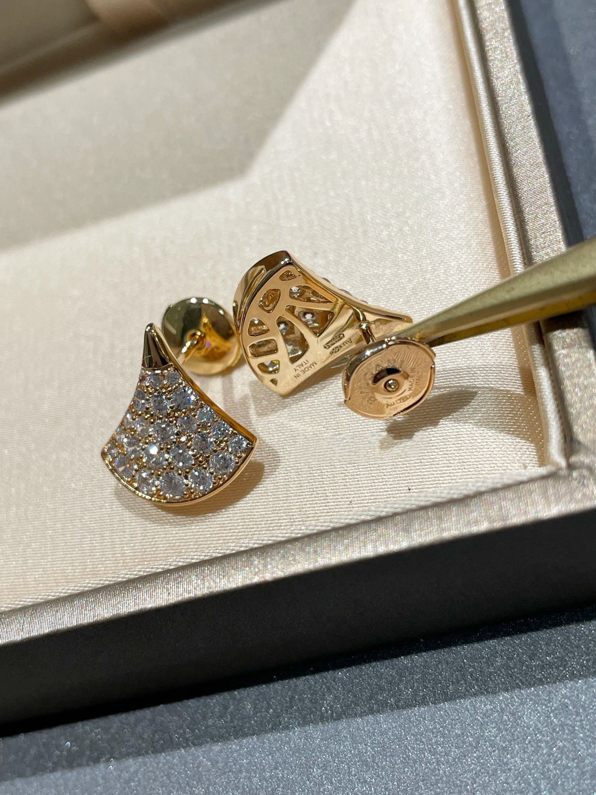 [⭐Clover Jewelry]DREAM STUD EARRINGS DIAMOND