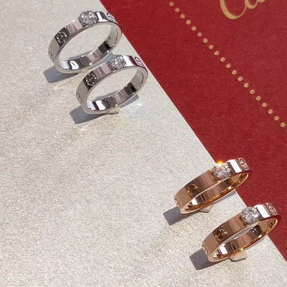 [⭐Clover Jewelry]LOVE RING 3.6MM 1 BIG DIAMOND