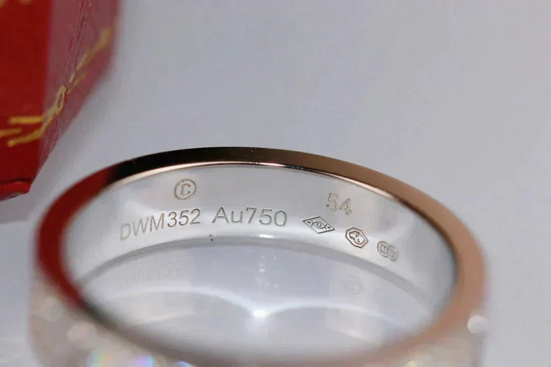 [⭐Clover Jewelry]LOVE RING 3.6MM DIAMOND PAVED